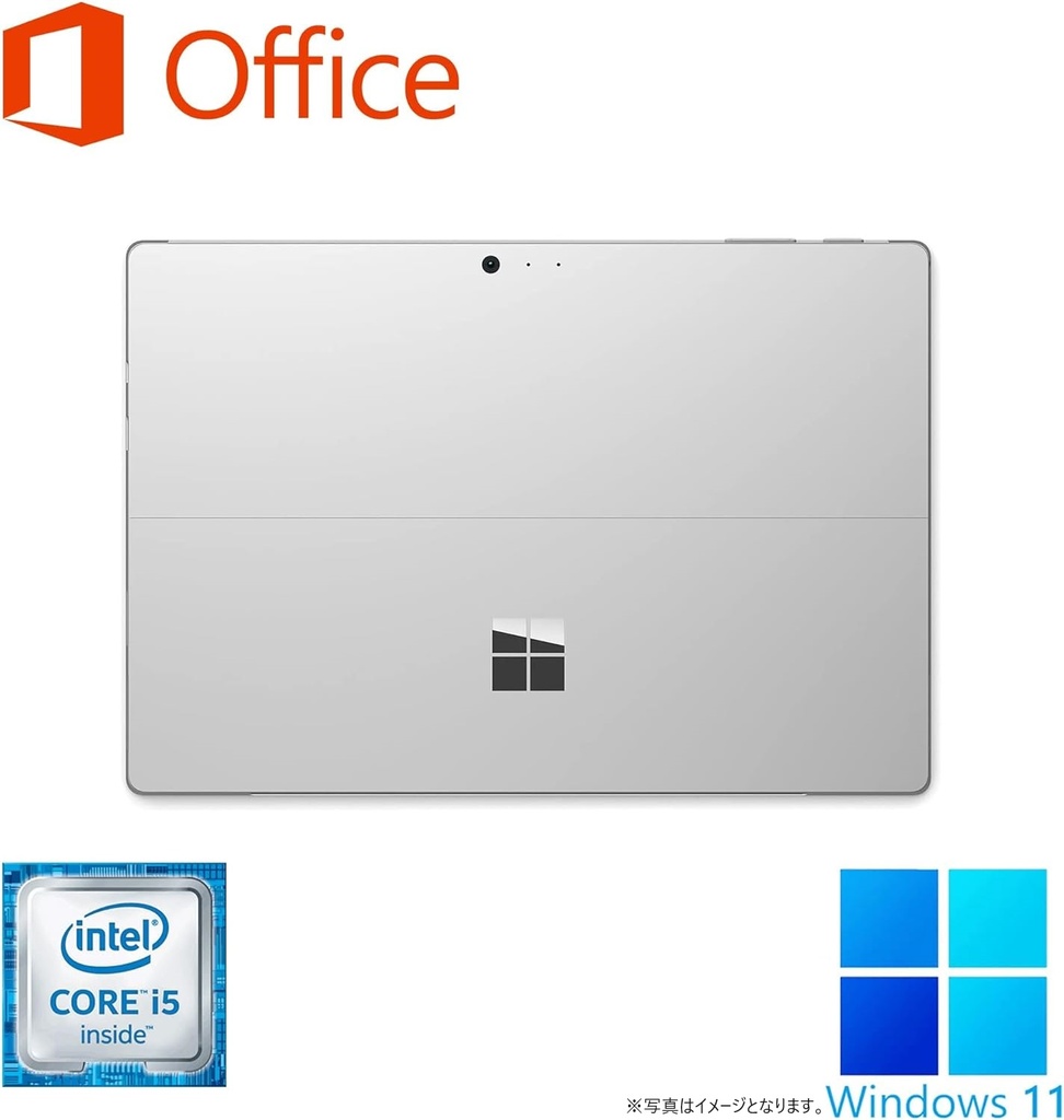 Surface Pro5/12.3型2K液晶（u200e2736 x 1824）/タッチパネル/Win 11 Pro/MS Office Hu0026B 2019/Core  i5-7300U/WEBカメラ/WIFI/Bluetooth/8GB/256GB SSD (整備済み品) | Miracle